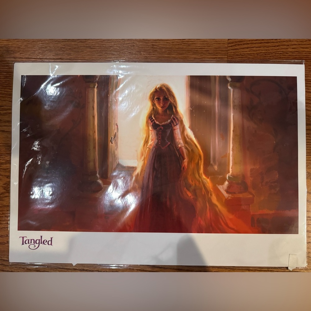 Rapunzel Fine Disney Art w/COA